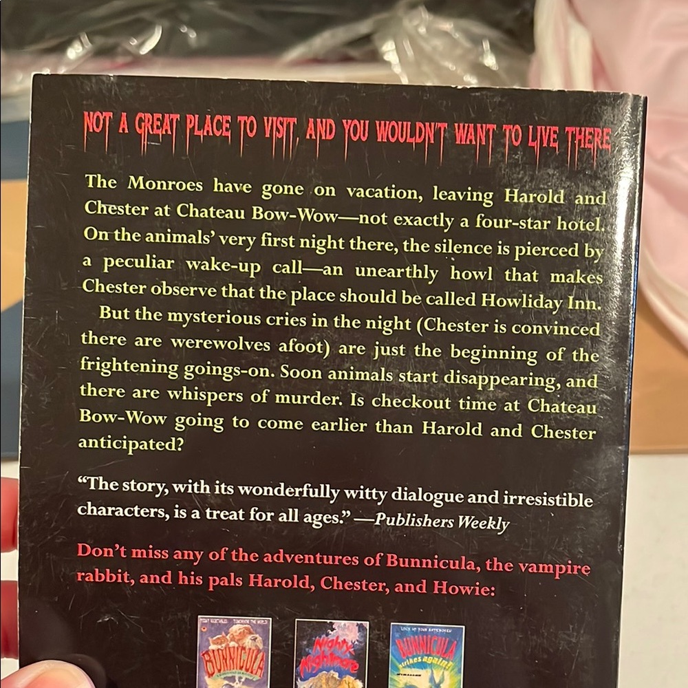 Howliday Inn Book by James Howe - Picture 10 of 10